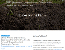 Tablet Screenshot of birkeonthefarm.com